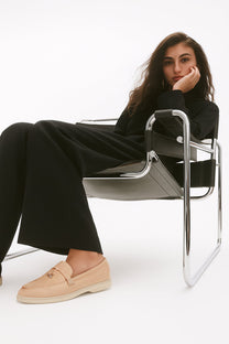 <tc>Loro Piana</tc> 女士夏季 Charms Walk 乐福鞋（绒面革）