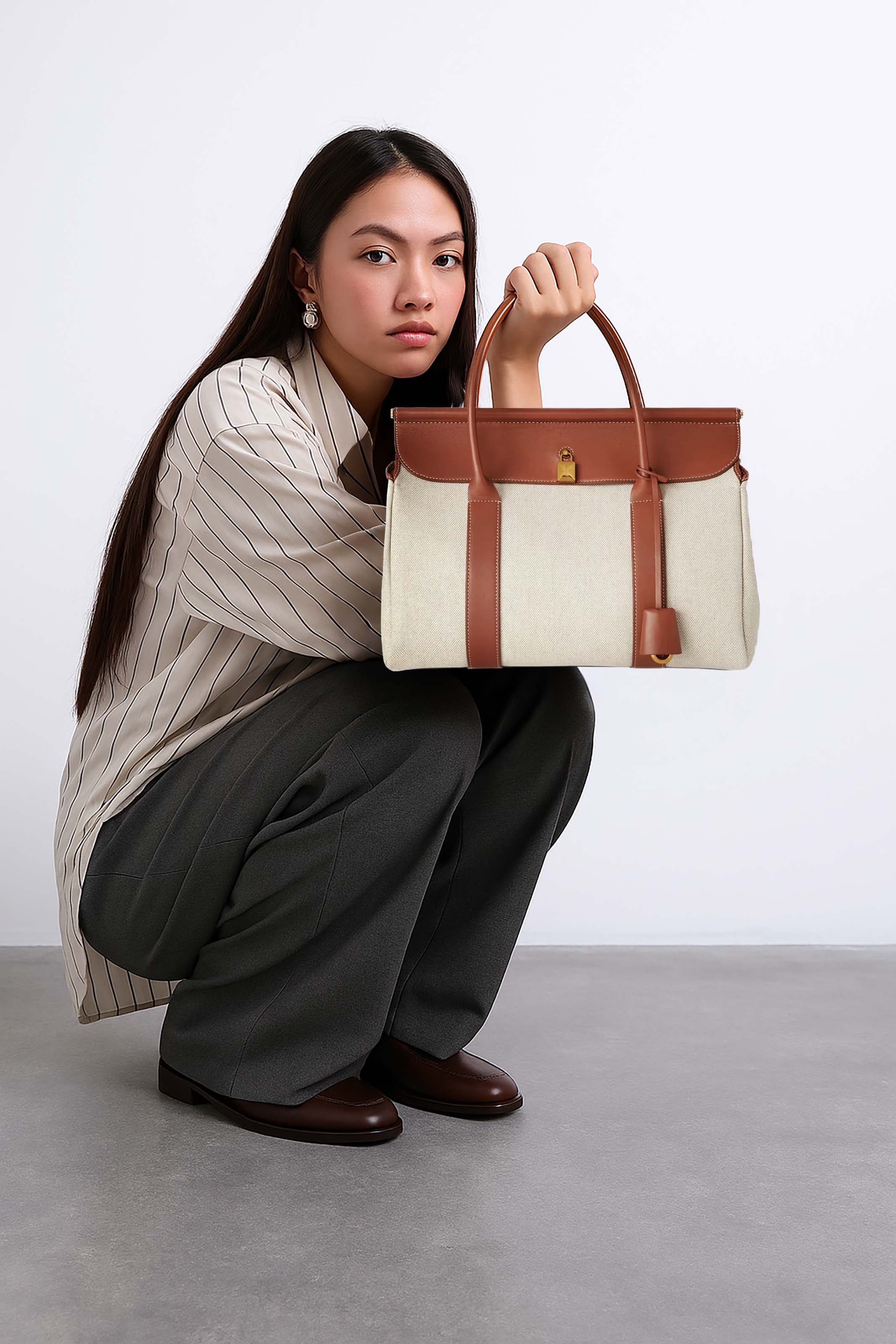 Loro Piana Women's Loom bag L32 (Cotton, Linen) – Kinship