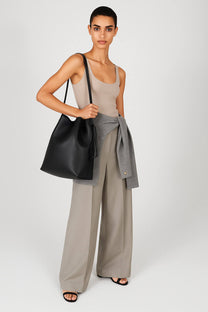 <tc>The Row</tc> Sac cabas Belvedere en cuir