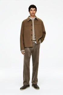 <tc>Loro Piana</tc> 男士露趾踝靴（鹿皮配海狸毛皮）