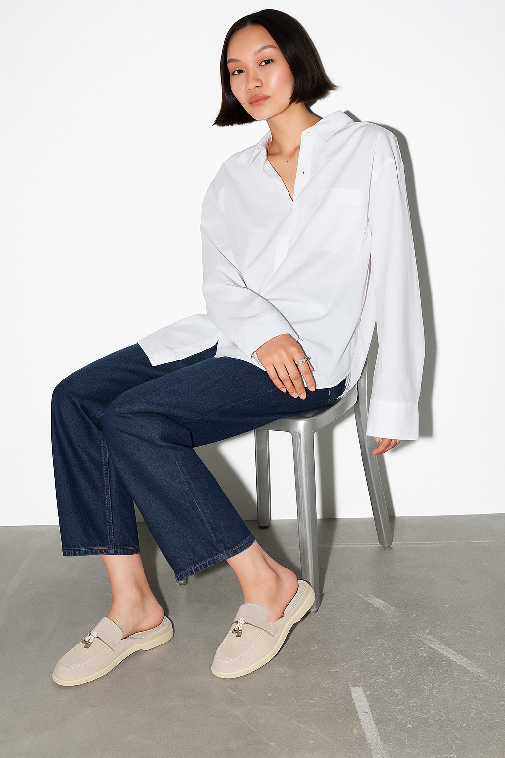 <tc>Loro Piana</tc> Charms Walk Babouche 女士乐福鞋