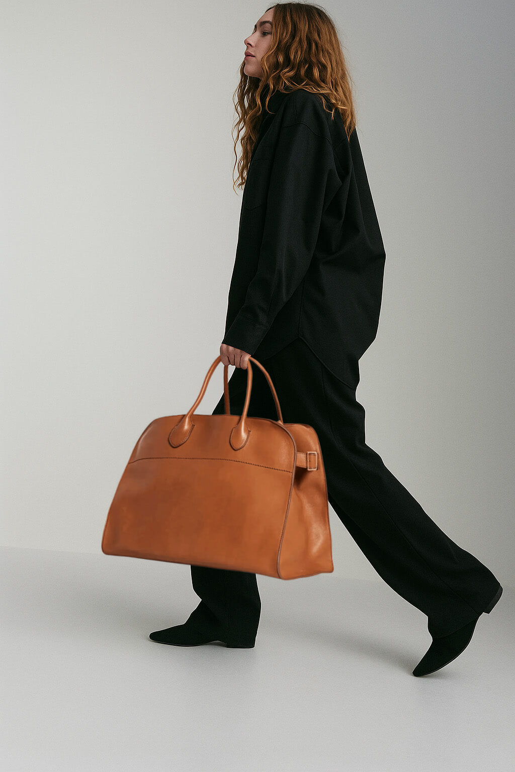 <tc>The Row</tc> Bolso Margaux 17 suave de piel