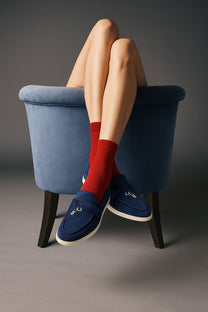 <tc>Loro Piana</tc> 女士夏季 Charms Walk 乐福鞋（绒面革）