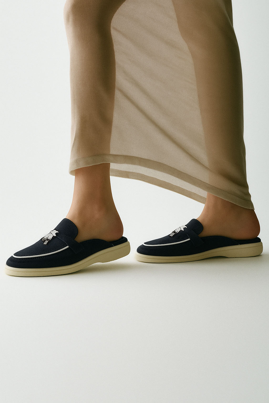 <tc>Loro Piana</tc> Charms Walk Babouche 女士乐福鞋