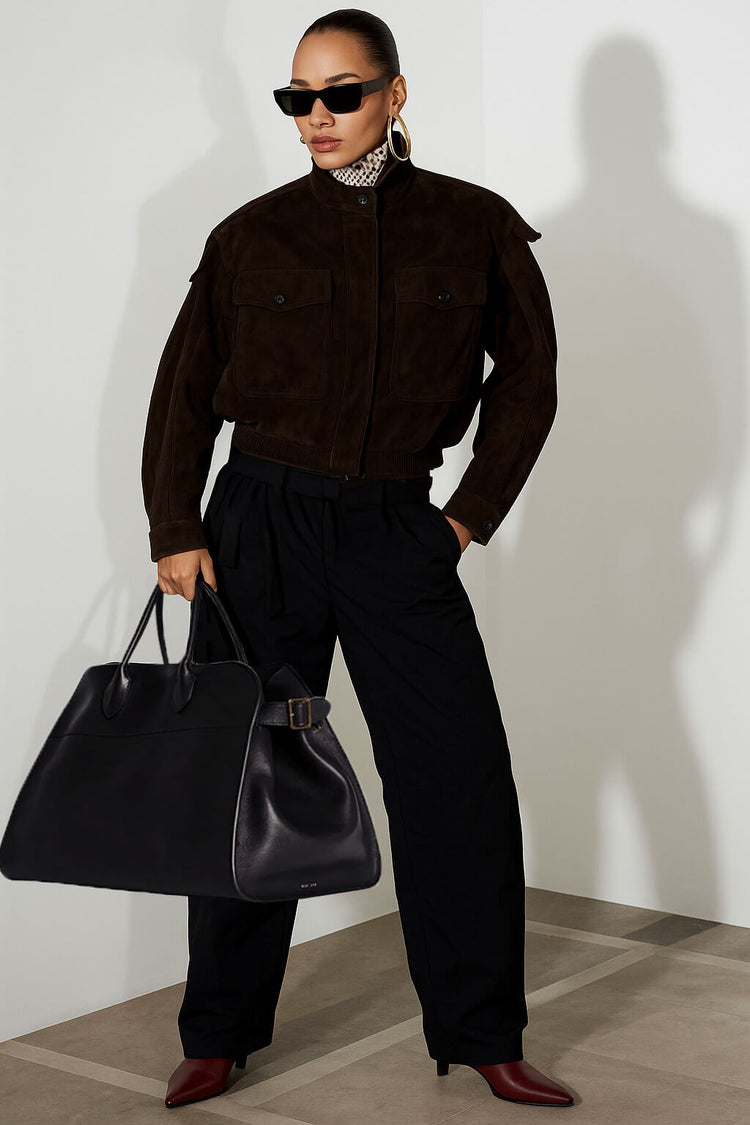 <tc>The Row</tc> Bolso Margaux 17 suave de piel