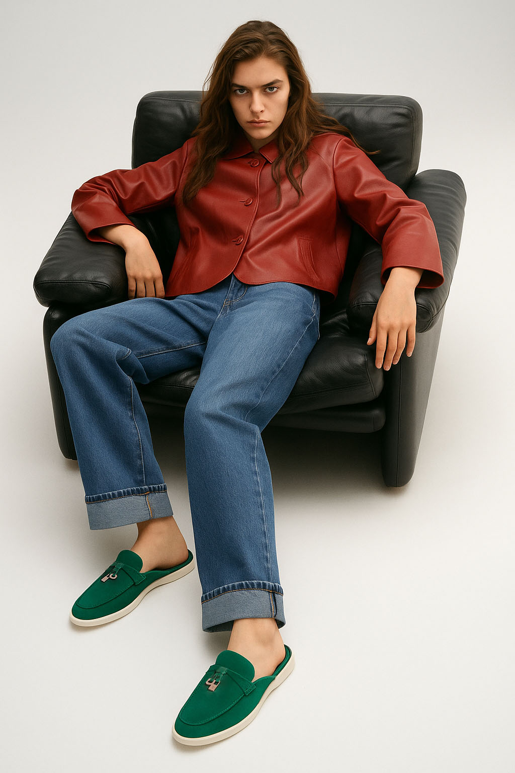 <tc>Loro Piana</tc> حذاء بابوش تشارمز ووك للنساء