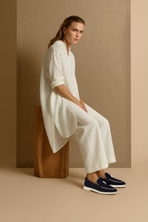 <tc>Loro Piana</tc> Mocasines Charms Walk de verano para mujer (gamuza, piel de cabra)