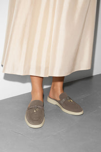 <tc>Loro Piana</tc> Charms Walk Babouche 女士乐福鞋