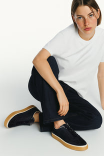<tc>Loro Piana</tc> 女款 Tennis Walk 运动鞋（绒面小牛皮）