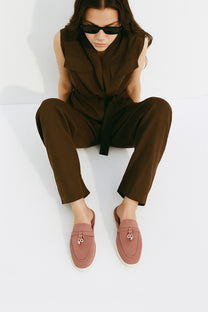 <tc>Loro Piana</tc> حذاء بابوش تشارمز ووك للنساء