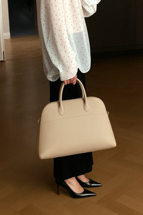 <tc>The Row</tc> Bolso Margaux 15 suave de piel