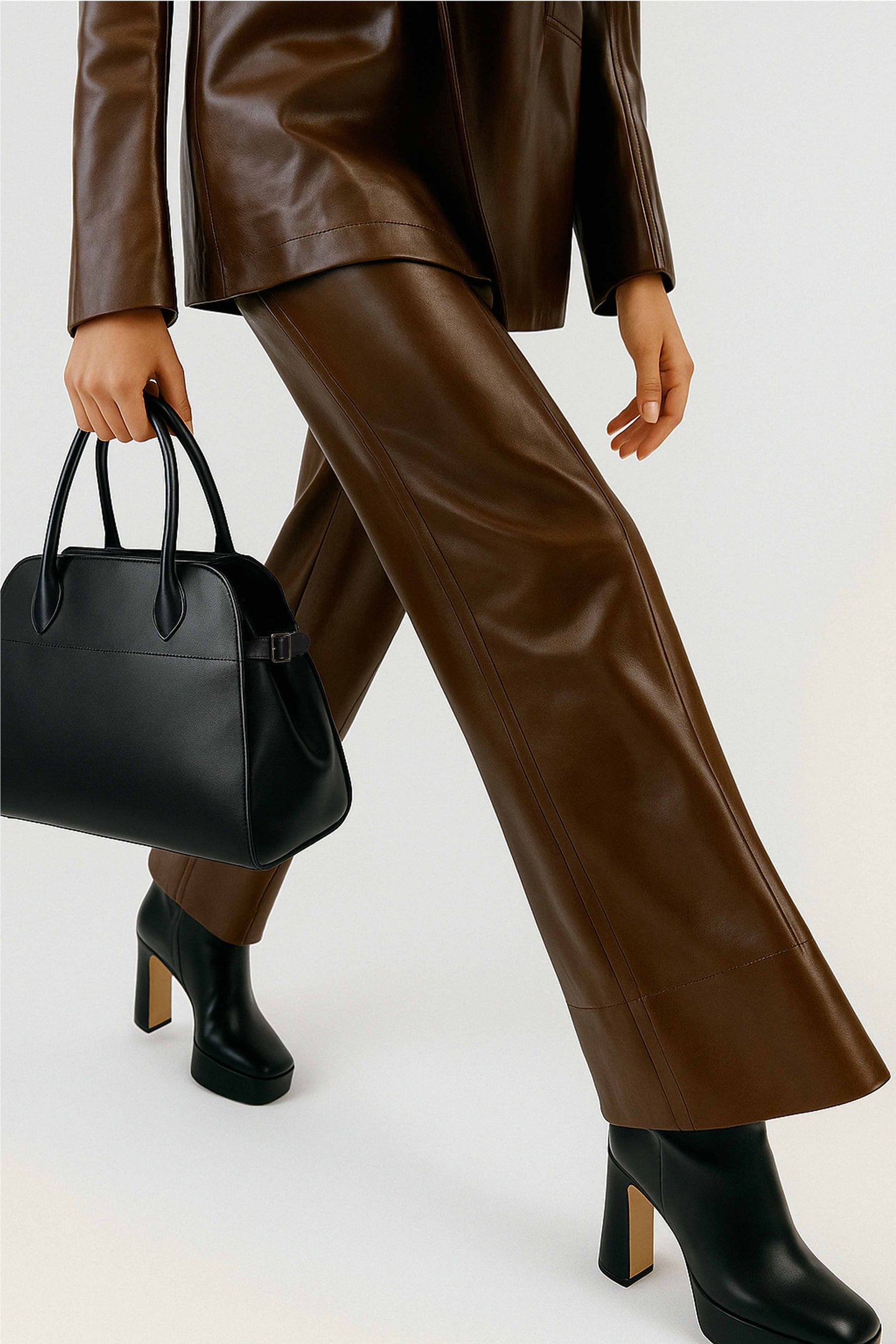 <tc>The Row</tc> Bolso Margaux 10 suave de piel