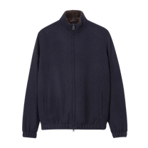 <tc>Loro Piana</tc> Suéter bomber para hombre