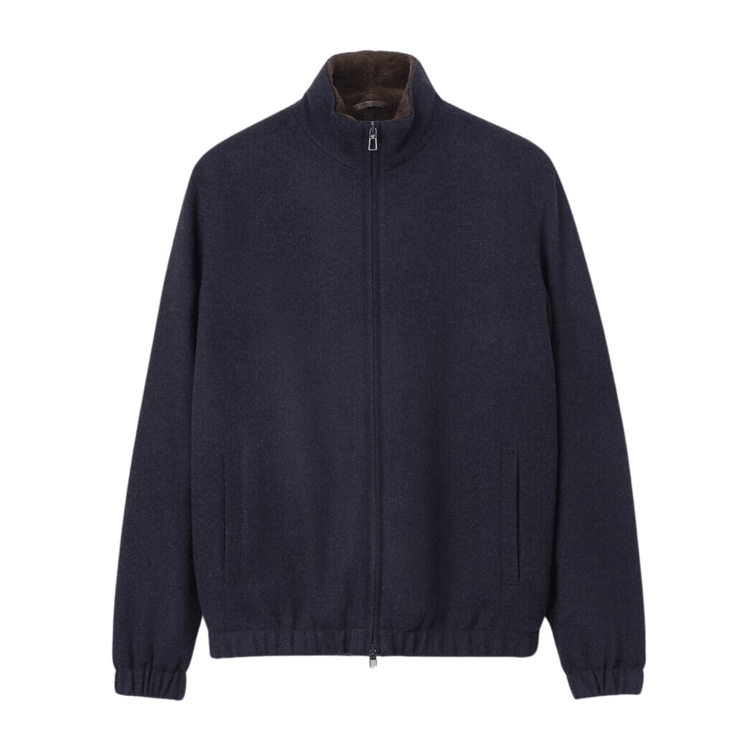 <tc>Loro Piana</tc> Suéter bomber para hombre