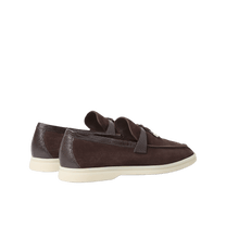 Loro Piana Women's Summer Charms Walk Loafers (Suede, Lizard Skin)