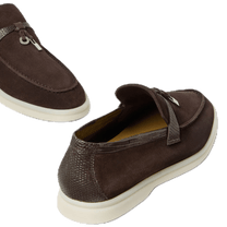 Loro Piana Women's Summer Charms Walk Loafers (Suede, Lizard Skin)