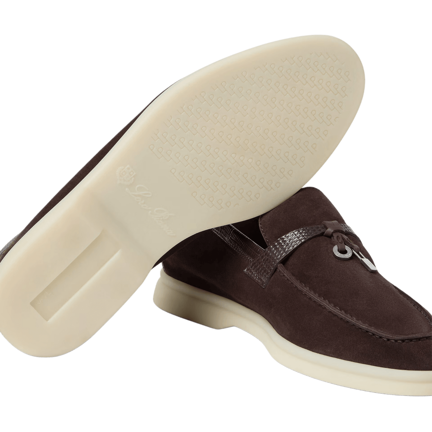 Loro Piana Women's Summer Charms Walk Loafers (Suede, Lizard Skin)