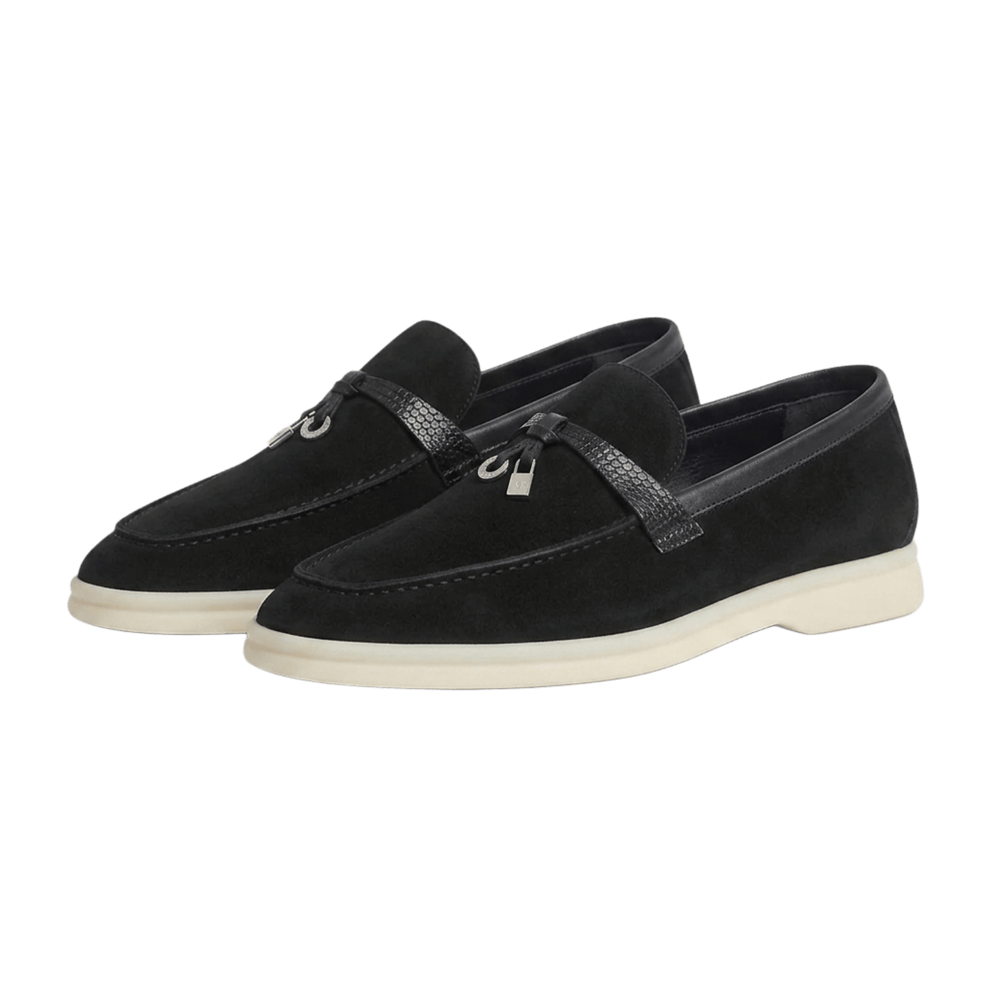 Loro Piana Women's Summer Charms Walk Loafers (Suede, Lizard Skin)