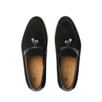 Loro Piana Women's Summer Charms Walk Loafers (Suede, Lizard Skin)