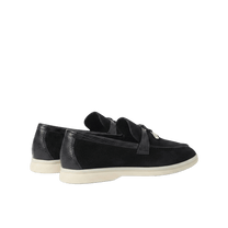 Loro Piana Women's Summer Charms Walk Loafers (Suede, Lizard Skin)