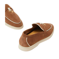 <tc>Loro Piana</tc> 女士夏季 Charms Walk 乐福鞋（绒面革）