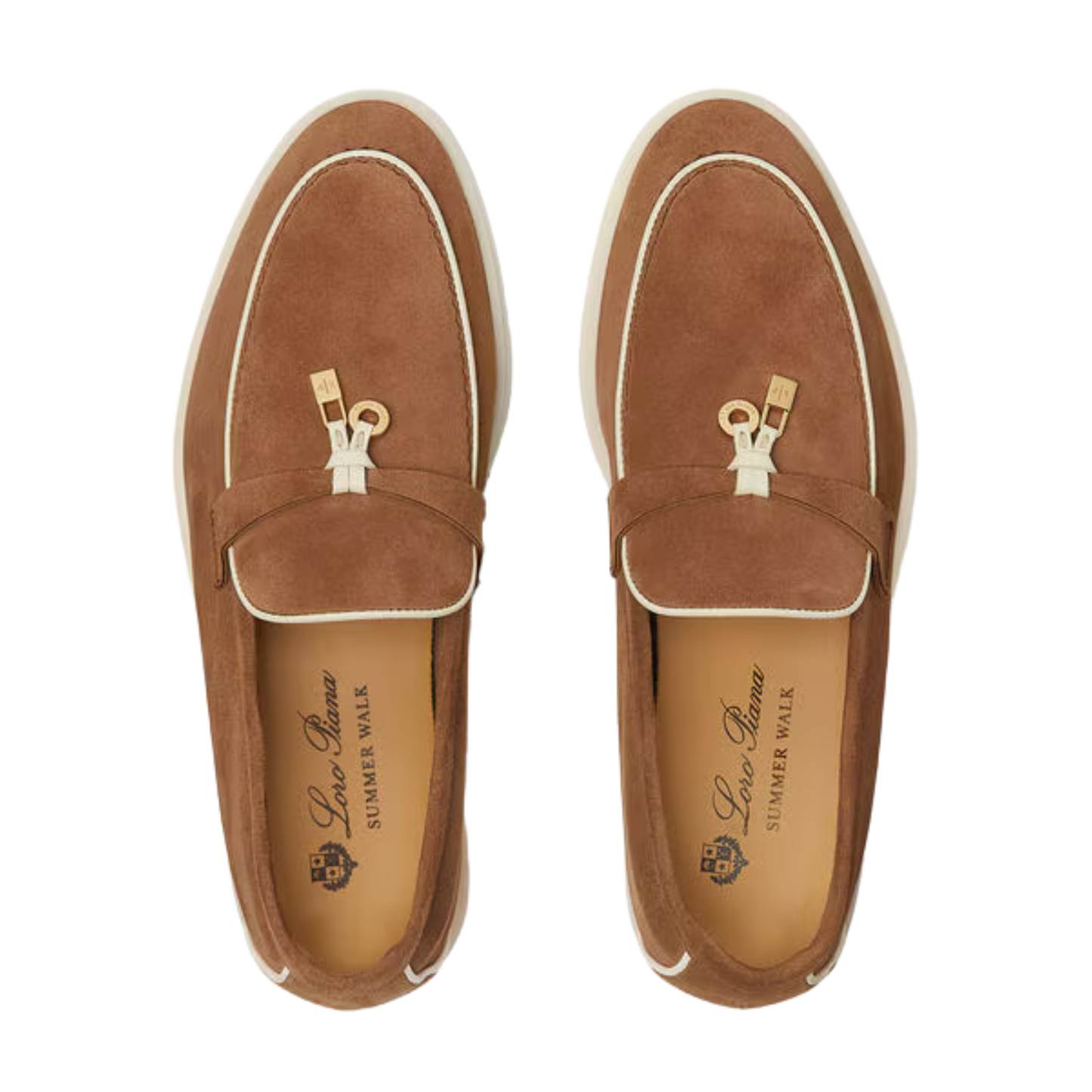 <tc>Loro Piana</tc> 女士夏季 Charms Walk 乐福鞋（绒面革）