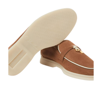 <tc>Loro Piana</tc> 女士夏季 Charms Walk 乐福鞋（绒面革）