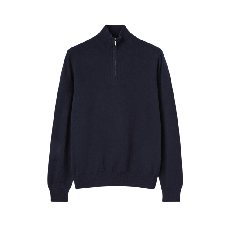 <tc>Loro Piana</tc> Chaqueta clásica de media cremallera para hombre