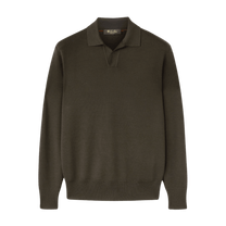 Loro Piana Men's Buttonless Polo-Shirt