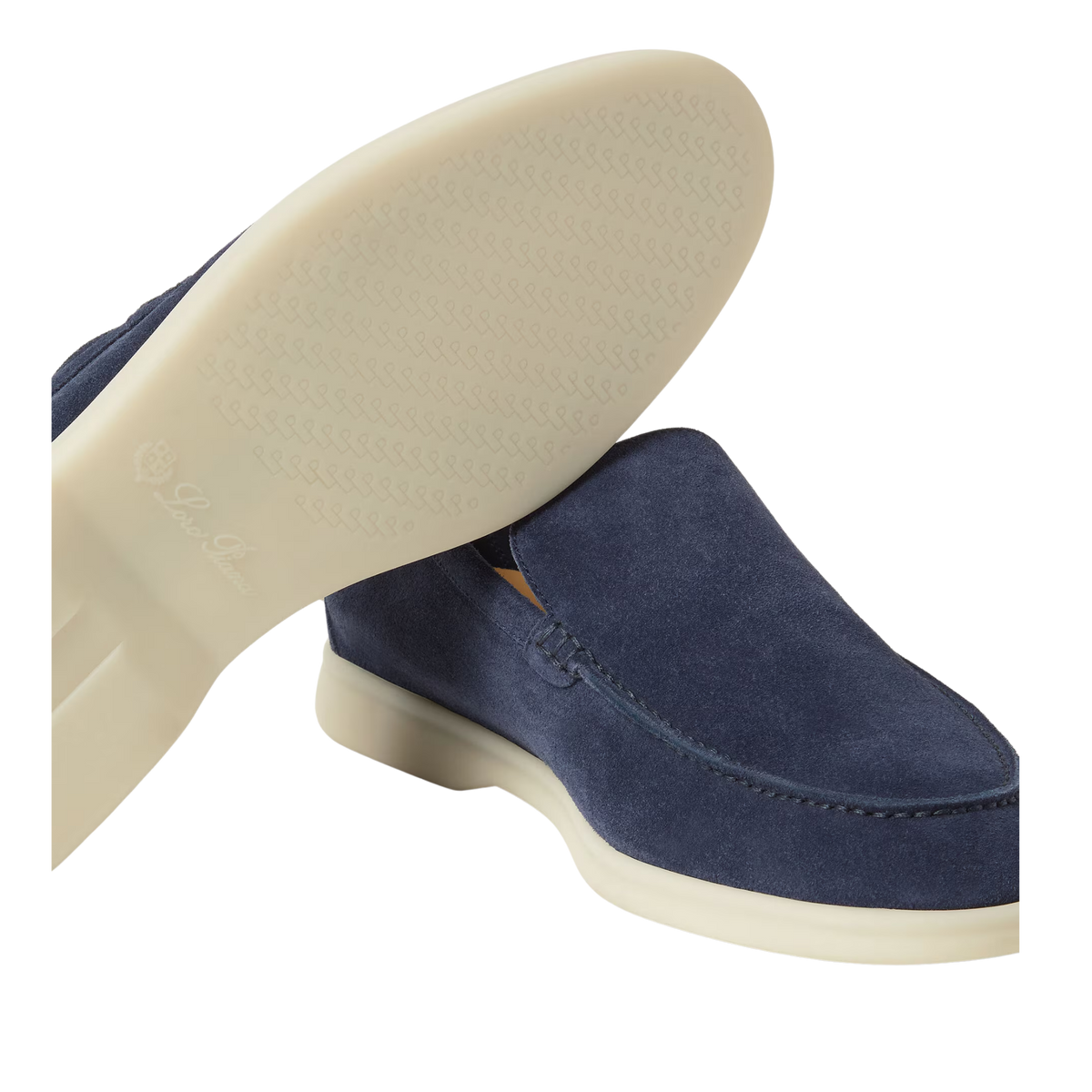 Mocassins Summer Walk pour hommes Loro Piana (sapin givré, gris chaud, vert Murano, figues noires et bleu givré)