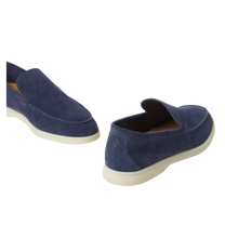 Mocassins Summer Walk pour hommes Loro Piana (sapin givré, gris chaud, vert Murano, figues noires et bleu givré)