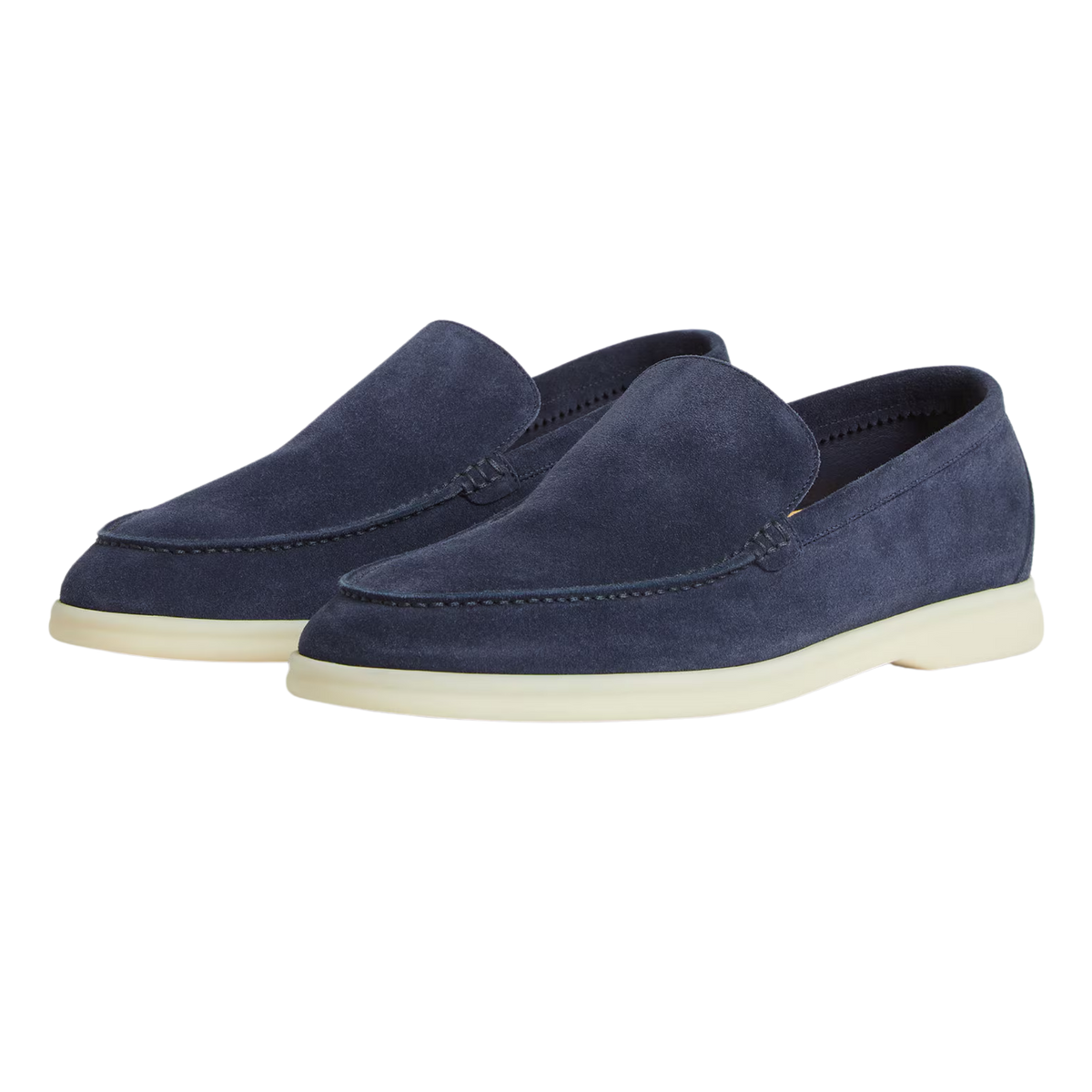 Mocassins Summer Walk pour hommes Loro Piana (sapin givré, gris chaud, vert Murano, figues noires et bleu givré)