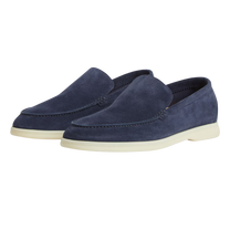 Mocassins Summer Walk pour hommes Loro Piana (sapin givré, gris chaud, vert Murano, figues noires et bleu givré)