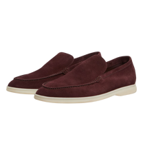 Mocassins Summer Walk pour hommes Loro Piana (sapin givré, gris chaud, vert Murano, figues noires et bleu givré)