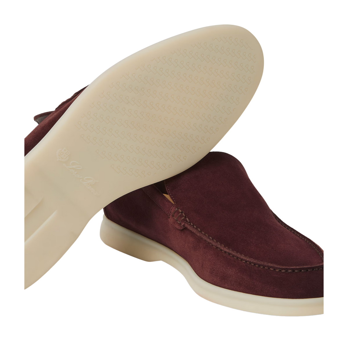 Mocassins Summer Walk pour hommes Loro Piana (sapin givré, gris chaud, vert Murano, figues noires et bleu givré)