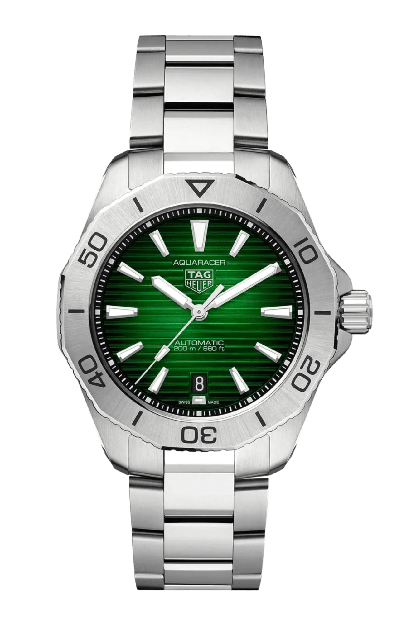 TAG Heuer Aquaracer Professional 200 Date 40mm Green Dial Men's Watch