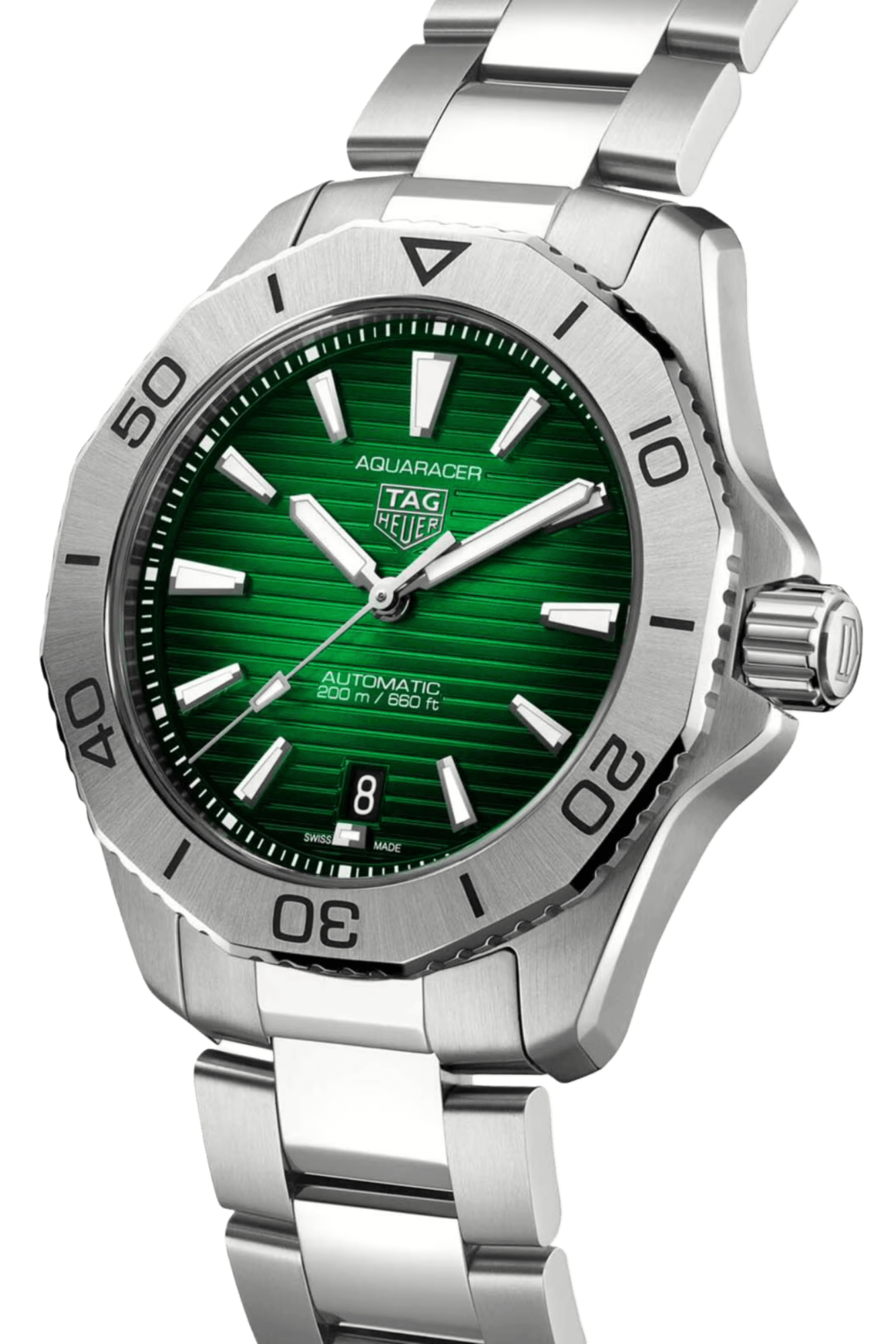 TAG Heuer Aquaracer Professional 200 Date 40mm Green Dial Men's Watch
