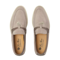 <tc>Loro Piana</tc> Mocassins d'été Charms Walk pour femmes (daim)