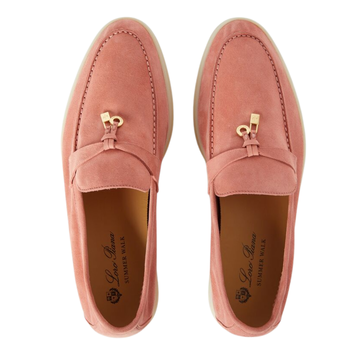 <tc>Loro Piana</tc> Mocassins d'été Charms Walk pour femmes (daim)