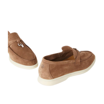 <tc>Loro Piana</tc> Mocassins d'été Charms Walk pour femmes (daim)