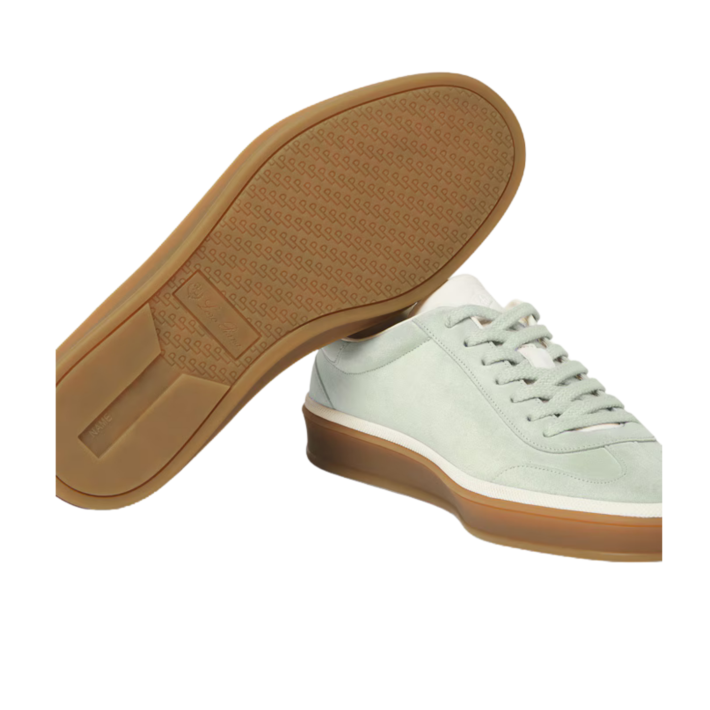 <tc>Loro Piana</tc> Baskets de tennis pour femme (cuir velours fendu)