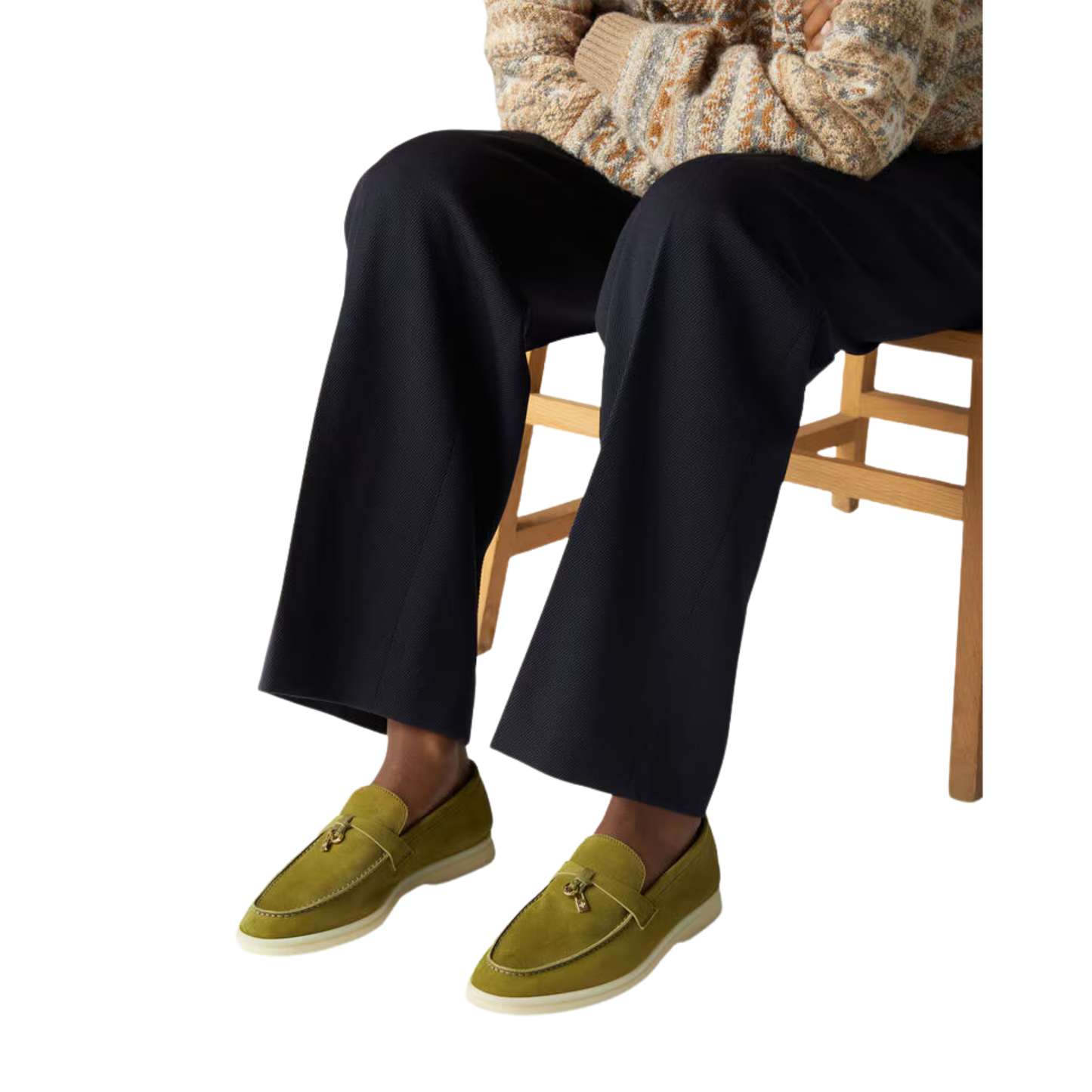 <tc>Loro Piana</tc> Mocassins d'été Charms Walk pour femmes (daim)