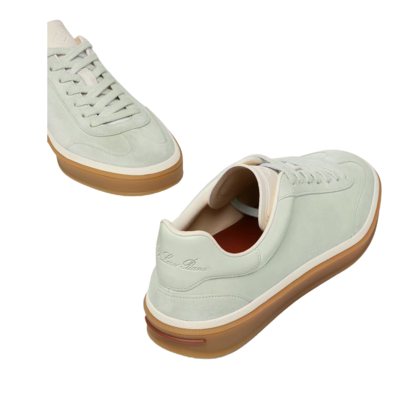 <tc>Loro Piana</tc> Baskets de tennis pour femme (cuir velours fendu)