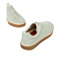 <tc>Loro Piana</tc> Baskets de tennis pour femme (cuir velours fendu)