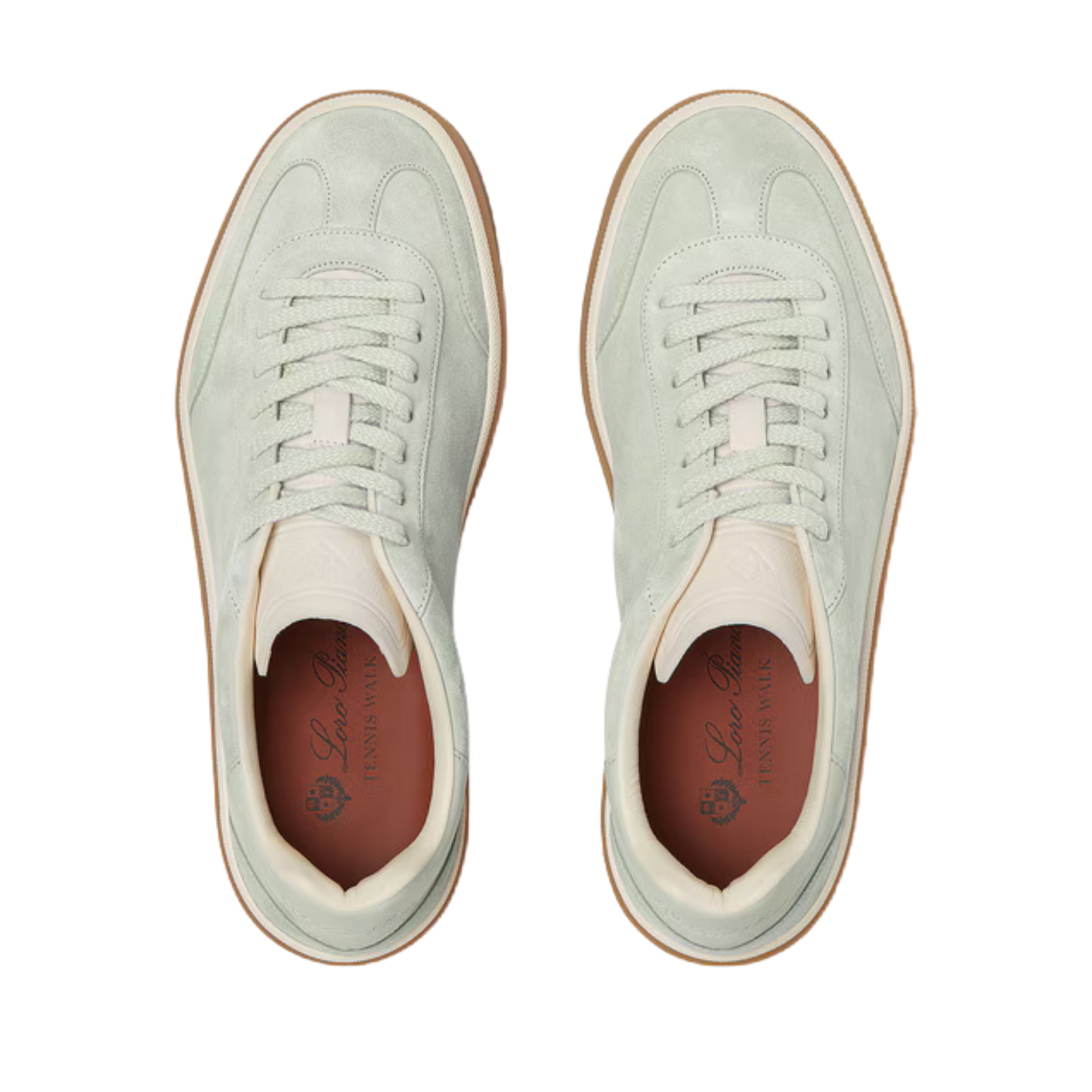 <tc>Loro Piana</tc> Baskets de tennis pour femme (cuir velours fendu)