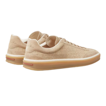 <tc>Loro Piana</tc> รองเท้าผ้าใบเทนนิสวอล์คสำหรับผู้ชาย (หนังกลับแบบผ่าหน้า)