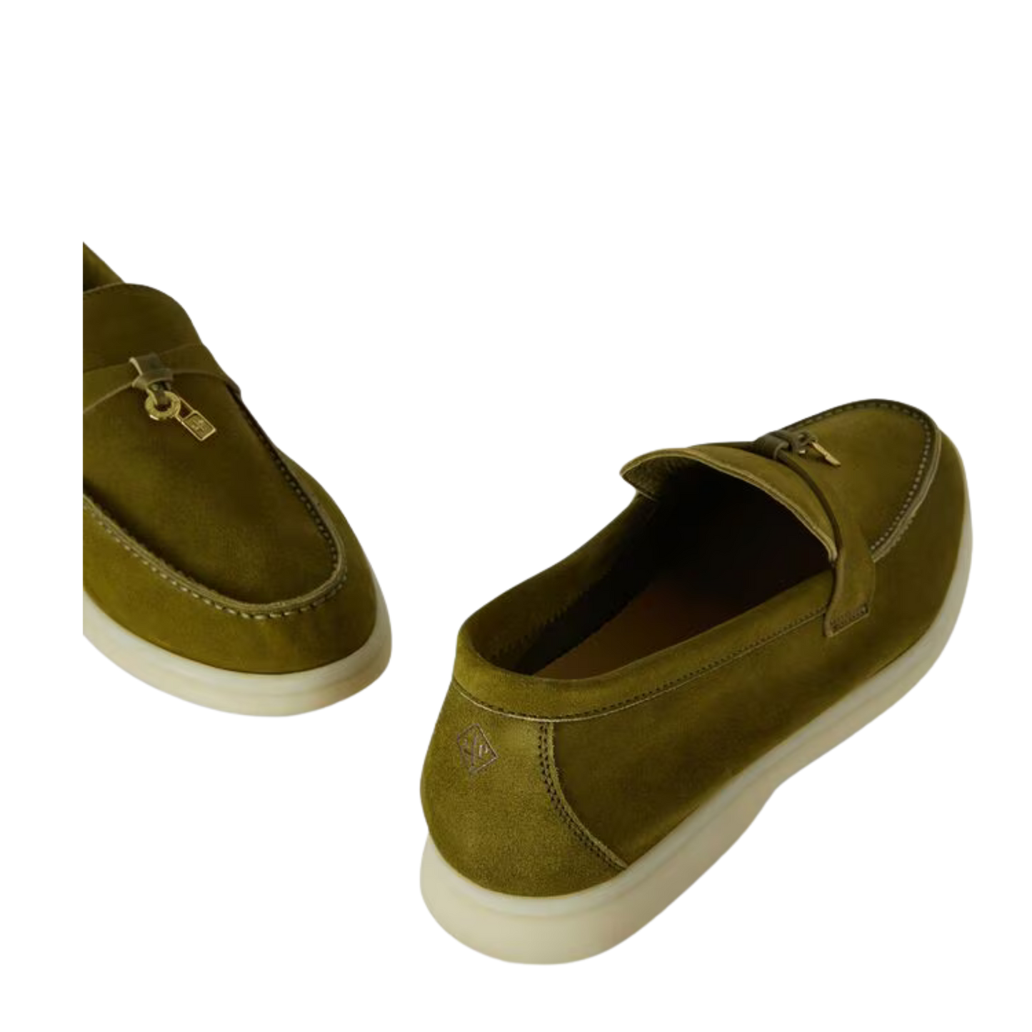 <tc>Loro Piana</tc> Mocassins d'été Charms Walk pour femmes (daim)