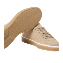 <tc>Loro Piana</tc> รองเท้าผ้าใบเทนนิสวอล์คสำหรับผู้ชาย (หนังกลับแบบผ่าหน้า)