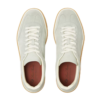 <tc>Loro Piana</tc> รองเท้าผ้าใบเทนนิสวอล์คสำหรับผู้ชาย (หนังกลับแบบผ่าหน้า)