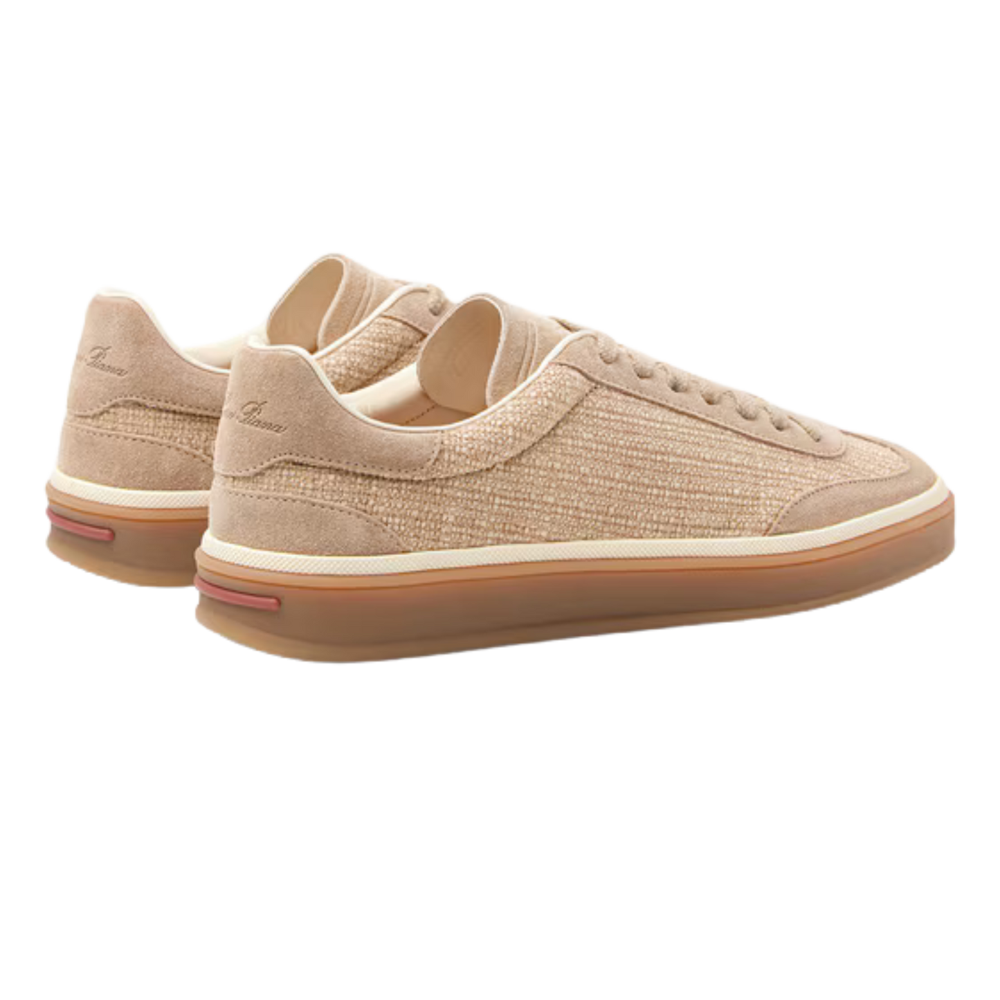 <tc>Loro Piana</tc> Baskets de tennis pour femme (cuir velours fendu)